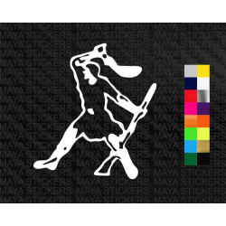 Coorg warrior decal sticker for cars, bikes, laptops