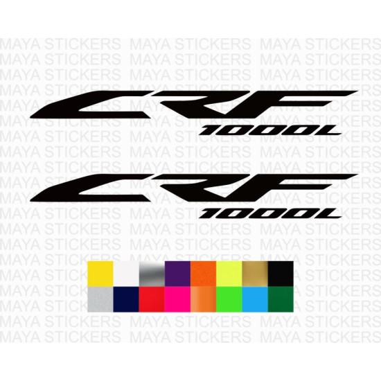 CRF 1000L logo decal sticker for Honda Africa twin motorcycles ( Pair of 2 )