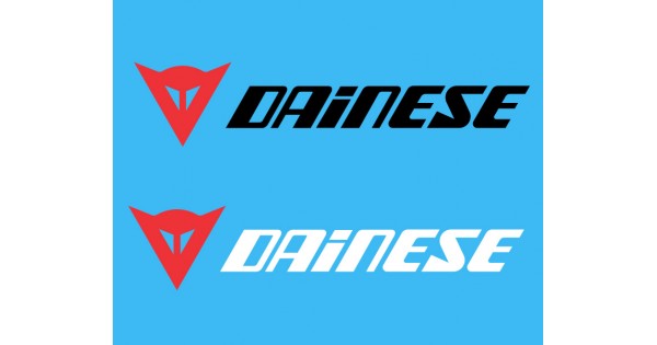 Dainese logo stickers in custom colors and sizes