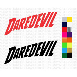 Daredevil logo stickers for cars, bikes, laptops, helmets 