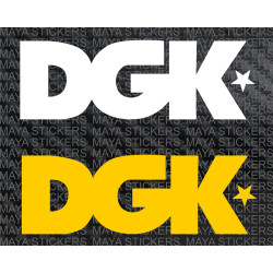DGK logo decal stickers ( Pair of 2 )