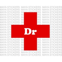 Doctor logo sticker in IMA approved design for cars, bikes, laptops