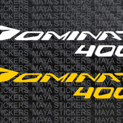 Dominar 400 logo decal stickers for Bajaj dominar and helmets