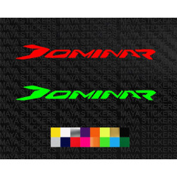 Dominar logo bike sticker ( Pair of 2 )