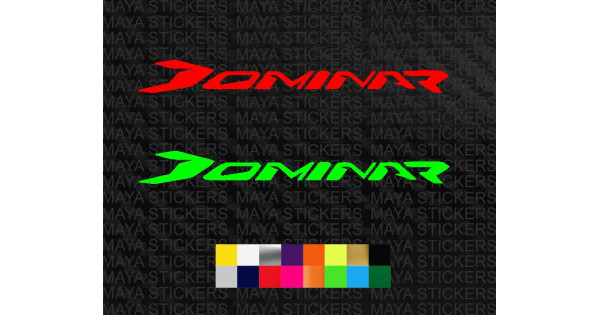 Bajaj Dominar 400: Logos & Emblems