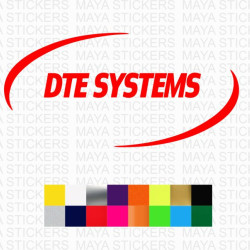 DTE Systems Chip Tuning logo car stickers ( Pair of 2 )