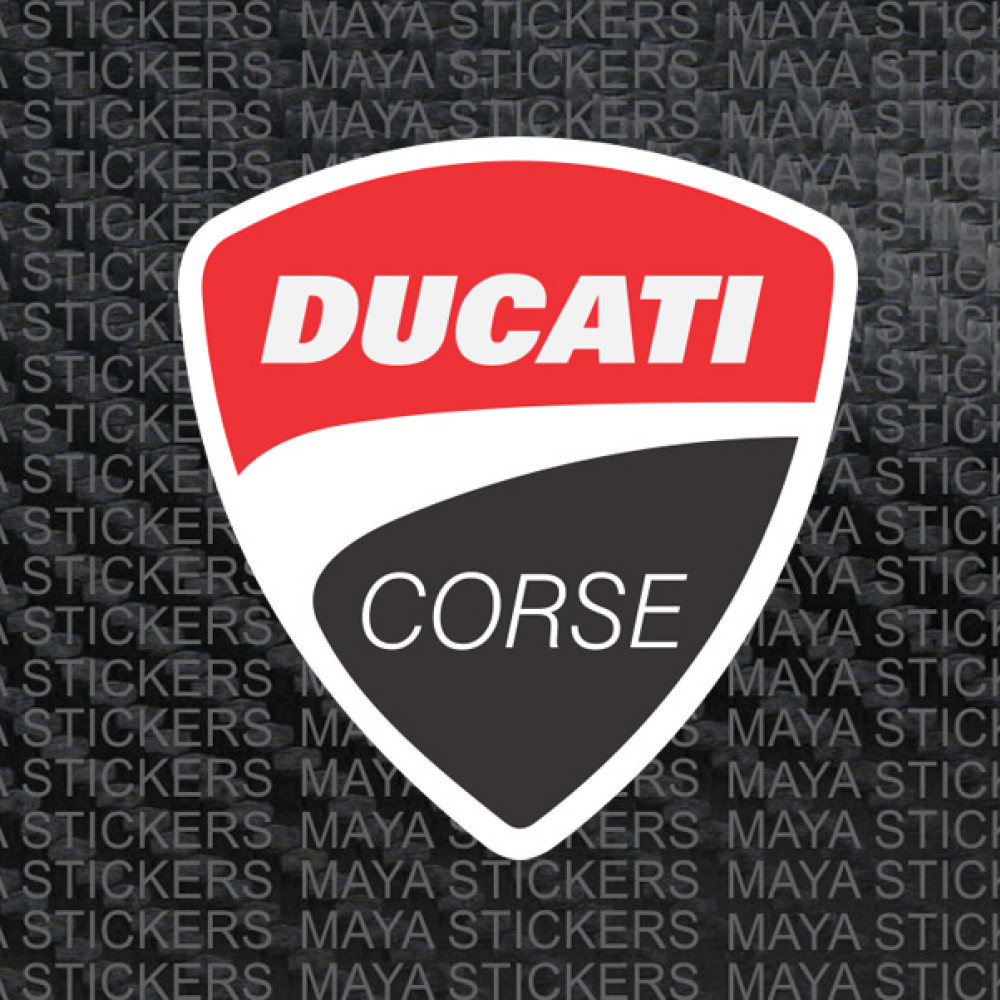 Ducati Corse Logo Sticker For All Ducati Bikes