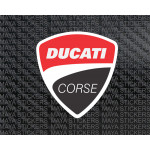 Ducati corse layered decal motorcycle and helmet stickers