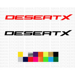 Ducati DesertX logo bike sticker ( Pair of 2 )