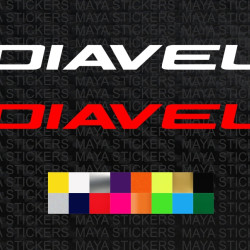 Ducati diavel logo bike stickers 