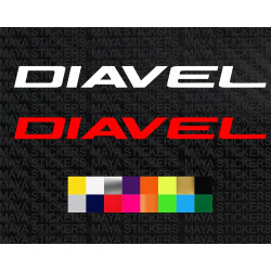 Ducati diavel logo bike stickers 