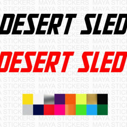 Ducati scrambler desert sled logo sticker for motorcycles