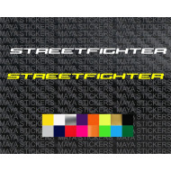 Ducati streetfighter logo sticker for motorcycles and helmets ( pair of 2 )