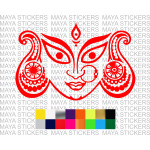 Goddess maa Durga devi stickers for cars, bikes, laptops, walls