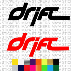 Drift logo sticker for cars and motorcycles