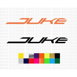 Duke logo sticker for KTM motorcycles and helmet