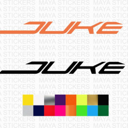 Duke logo sticker for KTM motorcycles and helmet ( Pair of 2 )