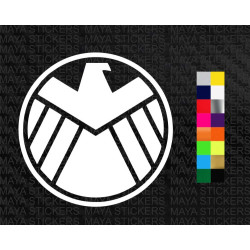 Eagle agents of shield avenger emblem sticker for cars, bikes, laptops