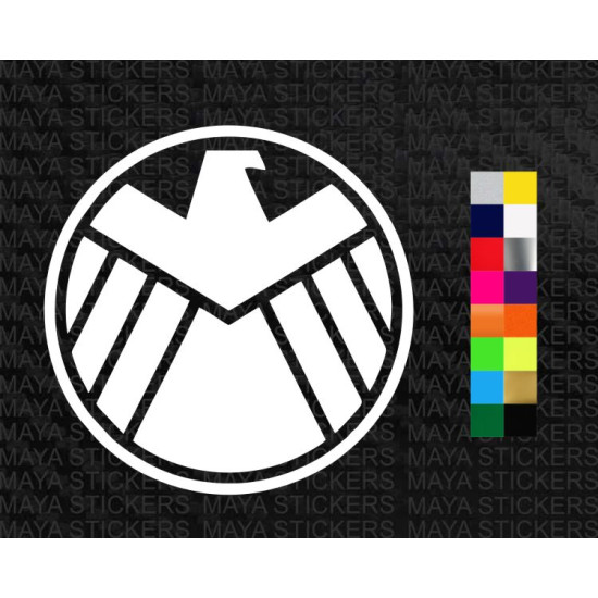 Captain America Shield - Car/Window Sticker Decal - Avengers : Amazon.in:  Car & Motorbike
