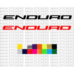 Enduro logo stickers for all Adventure bikes and helmets ( Pair of 2 )