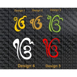 ek onkar stickers for cars, bikes, laptops, mobile and wall 