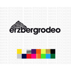Erzbergrodeo logo decal sticker for motorbikes and cars
