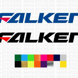Falken tires logo car stickers ( Pair of 2 stickers )
