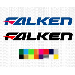 Falken tires logo car stickers ( Pair of 2 stickers )