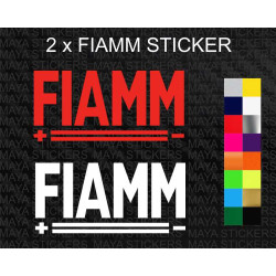 FIAMM logo stickers for motorcycles, cars, helmets