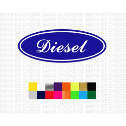 Diesel fuel cap logo sticker for ford cars