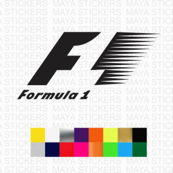 Formula 1 OLD  racing logo sticker / decal for cars and laptop