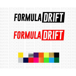 Formula Drfit logo car stickers ( Pair of 2 )