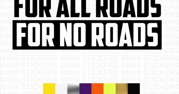 Punch Off Raod Sticker For all roads, for no roads offroad sticker in custom colors and sizes