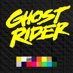 Ghost Rider logo decal sticker for motorcycles and helmets