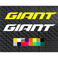 Giant bicycles new logo decal stickers ( Pair of 2 )