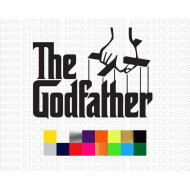 God father movie logo decal sticker for cars, laptops, walls and others