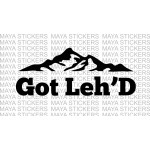 Got Leh'd stickers / decals  for cars, bikes, laptop