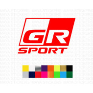 GR sport. Toyota Gazoo Racing decal sticker for Toyota Cars