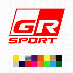 GR sport. Toyota Gazoo Racing decal sticker for Toyota Cars