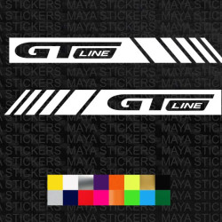 GT Racing stickers for cars ( Pair of 2 )