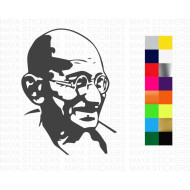 Mahatma Gandhi decal sticker for cars, laptops, scooters and others