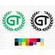 GT and Leaves logo stickers for Royal Enfield Continental GT