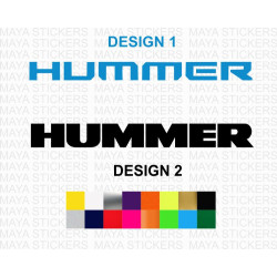 Hummer logo car stickers ( Pair of 2 )