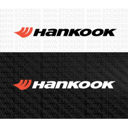 Hankook tires logo car stickers ( Pair of 2 )
