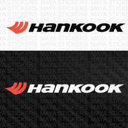 Hankook tires logo car stickers ( Pair of 2 )