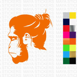 Hanuman unique design sticker for cars, motorcycles, laptpos and other