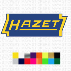 Hazet tools logo stickers 