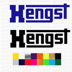 Hengst filter logo stickers for cars and others ( Pair of 2 )