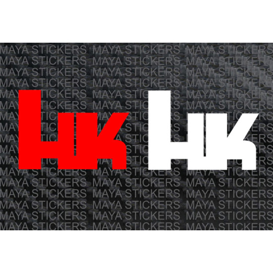 HK heckler and Koch logo decal stickers