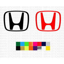 Honda Cars 'H' logo stickers for cars ( Pair of 2 )